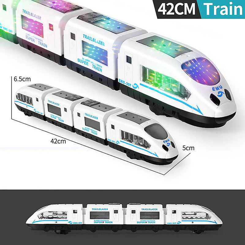 TurboTrack – Interactive Electric Bullet Train Adventure Toy