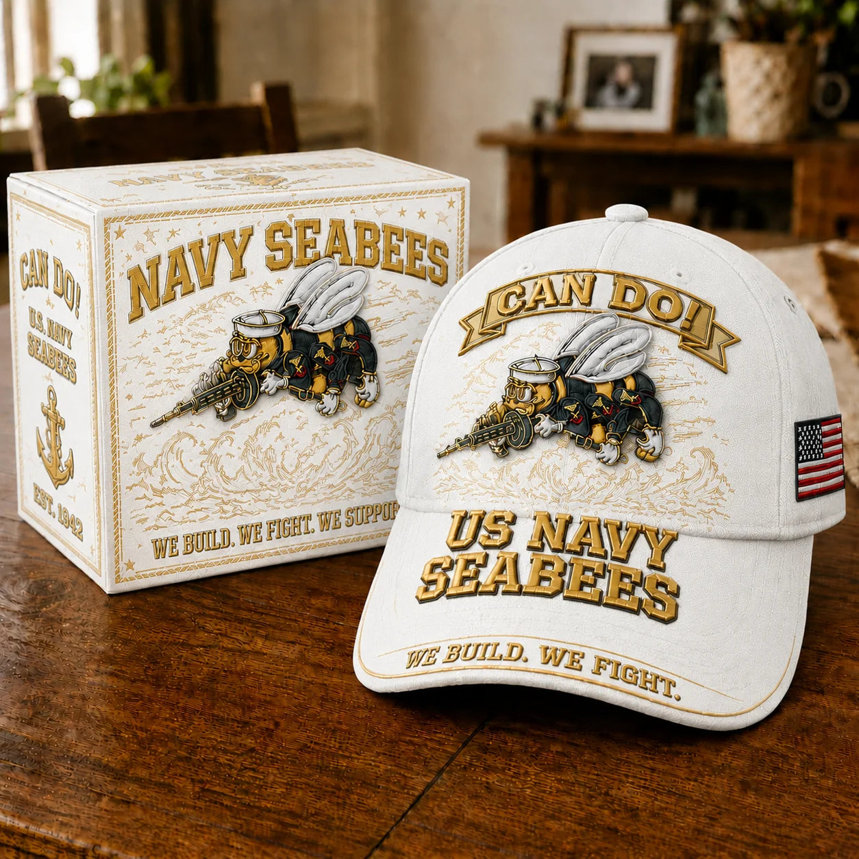 HonorBuilt – U.S. Navy Seabees Heritage Cap