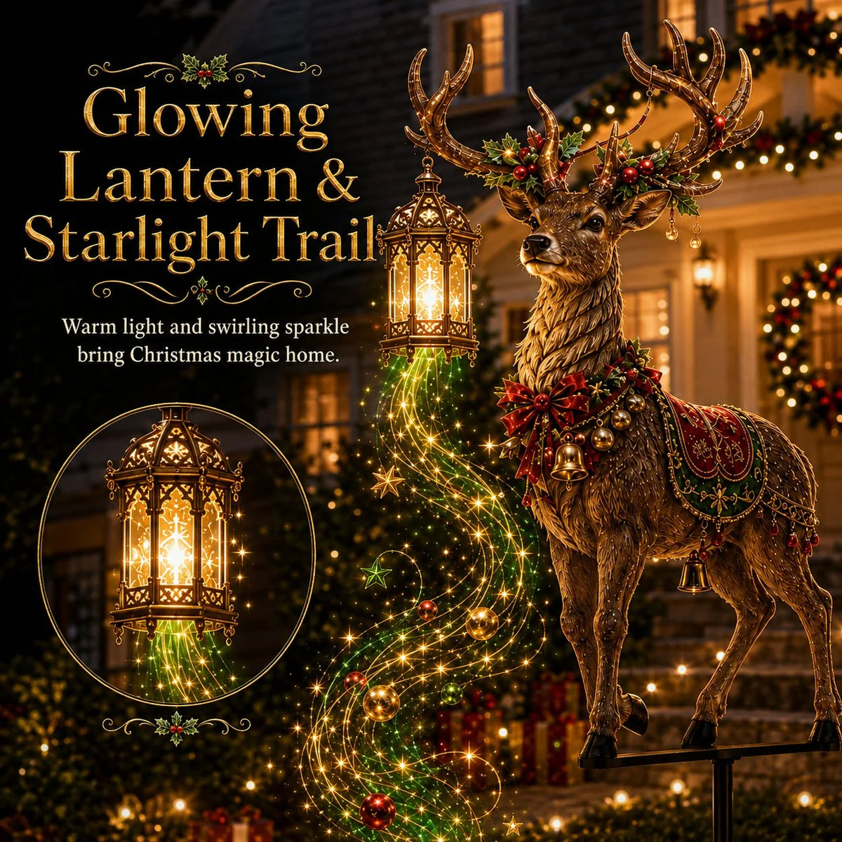 MerryStag – Light-Up Christmas Reindeer Decoration