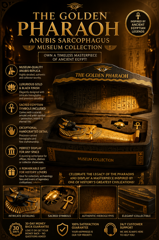 PharaohGuard – Golden Anubis Sarcophagus Collection