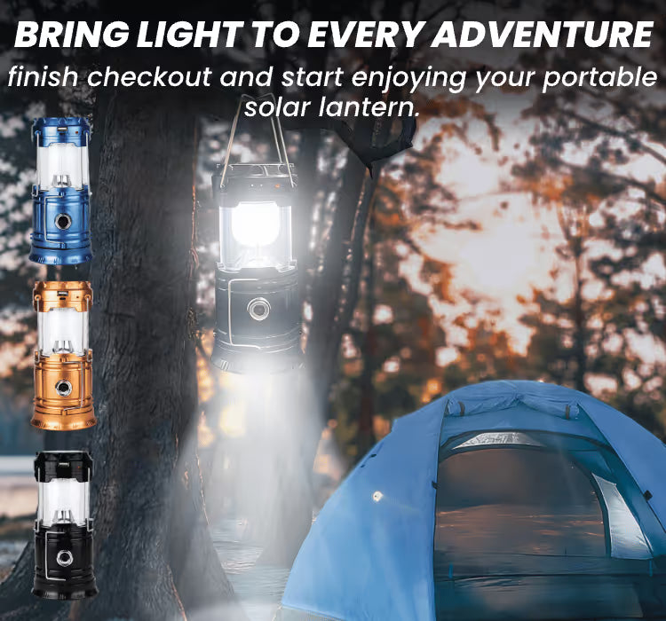 Solvanta – Portable Solar Rechargeable LED Lantern