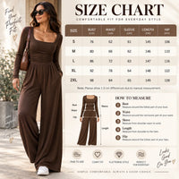 LunaBelle – Women’s Square-Neck Jumpsuit