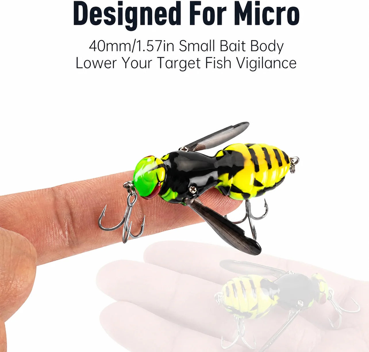 StrikeBug – Bionic Wasp Topwater Fishing Lure