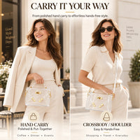 LuCentra – Clear 3-Way Carry Handbag