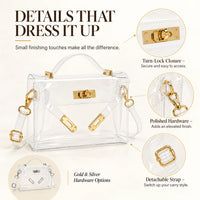 LuCentra – Clear 3-Way Carry Handbag