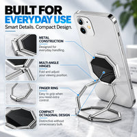 VeloPivot – 360° Rotating Foldable Phone Ring Stand