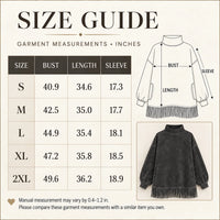CanyonBelle – Women's Oversized Fringe Sweatshirt Dress