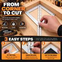 AngleCraft – Adjustable Corner Angle Finder & Miter Tool