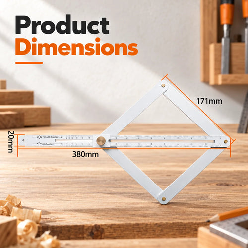 AngleCraft – Adjustable Corner Angle Finder & Miter Tool