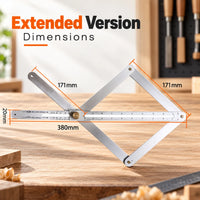 AngleCraft – Adjustable Corner Angle Finder & Miter Tool