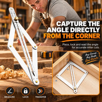 AngleCraft – Adjustable Corner Angle Finder & Miter Tool