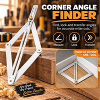AngleCraft – Adjustable Corner Angle Finder & Miter Tool