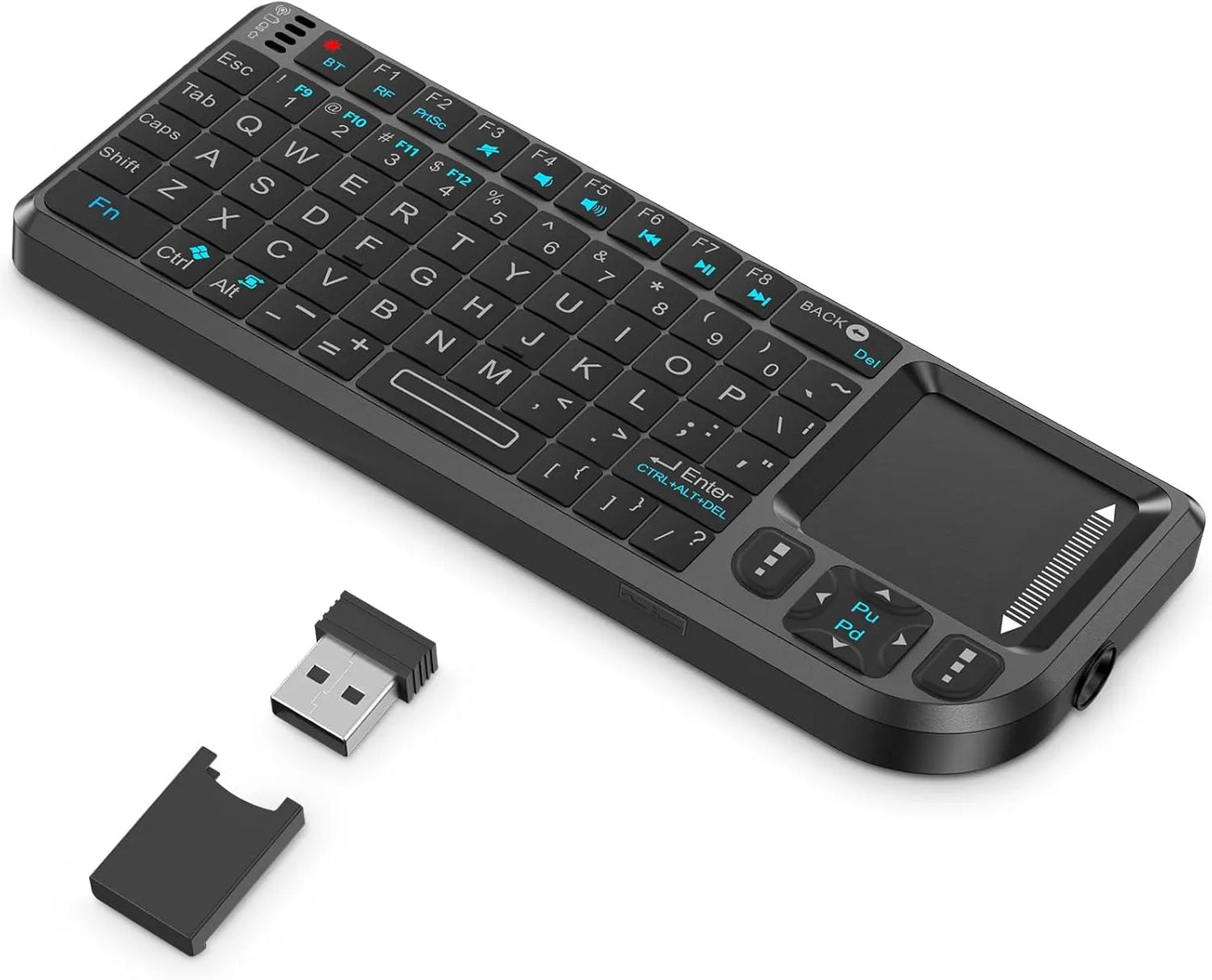 KeyNova – Compact Wireless Backlit Touchpad Keyboard