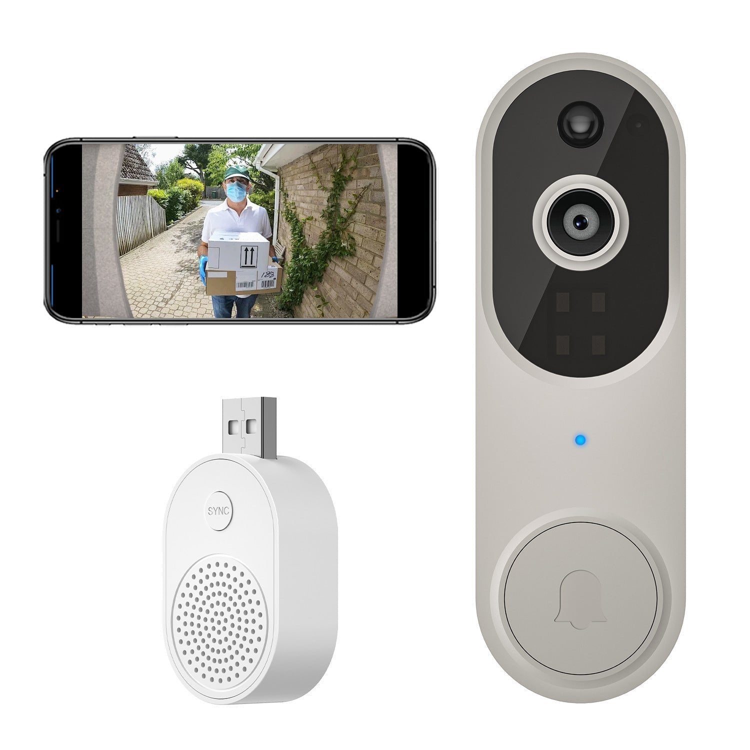 Wireless Smart Doorbell Camera
