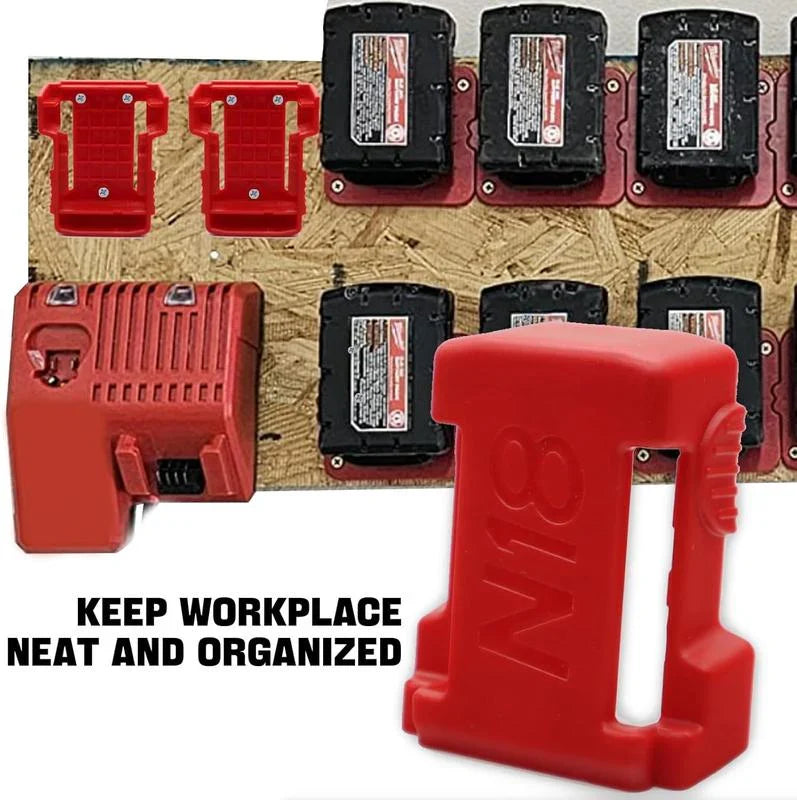 VoltRack – 20-Piece Tool & Battery Wall Mount Storage Kit