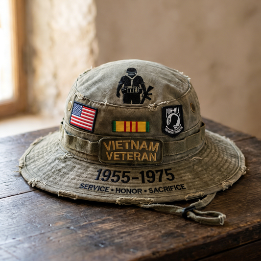 🏆Last Day Promo: 49% OFF 🎖️- Vietnam Veteran Tribute Boonie Hat - ✈️Buy 2 Free Shipping Today!