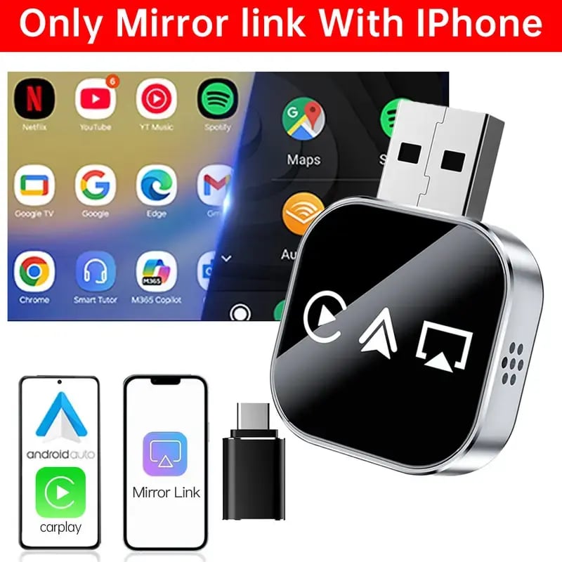 MirrorMax – Seamless Wireless CarPlay Converter