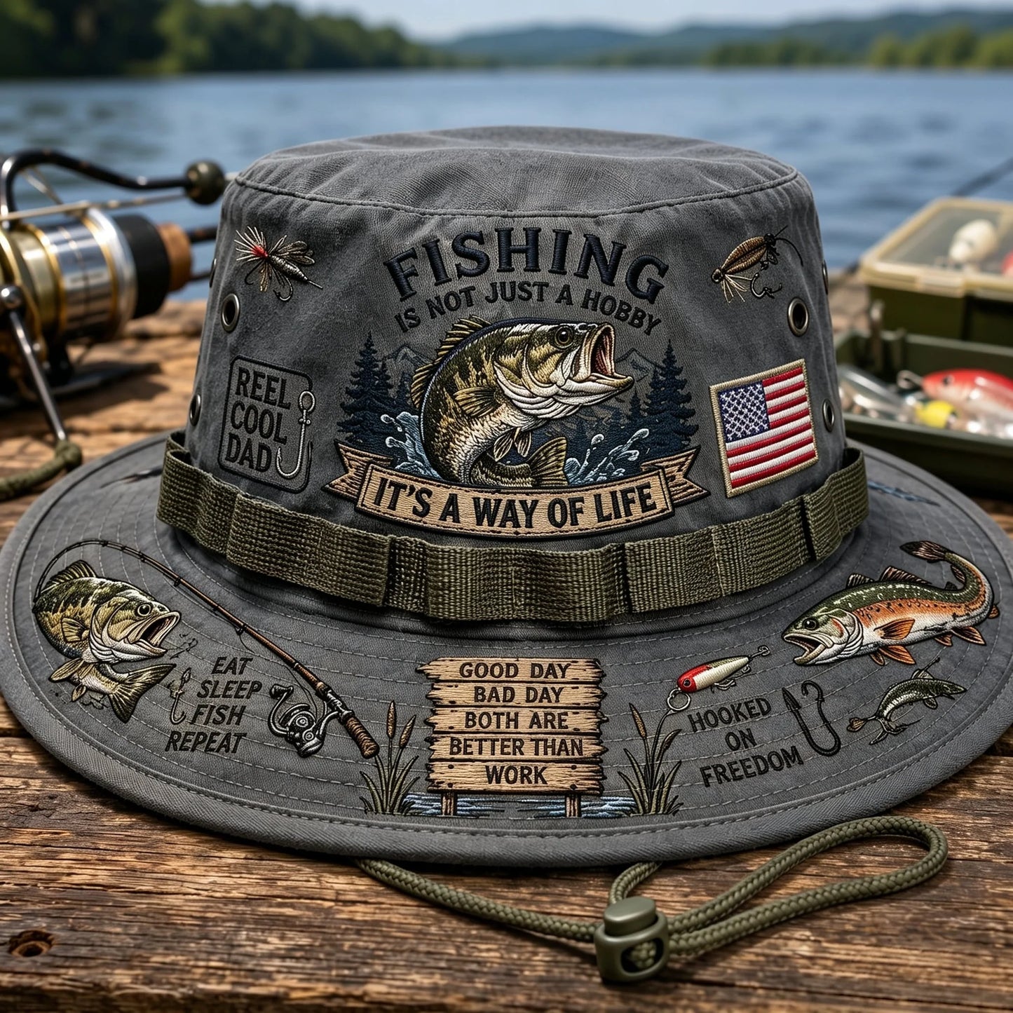 TrailGuard – Wide Brim Outdoor Fishing Hat