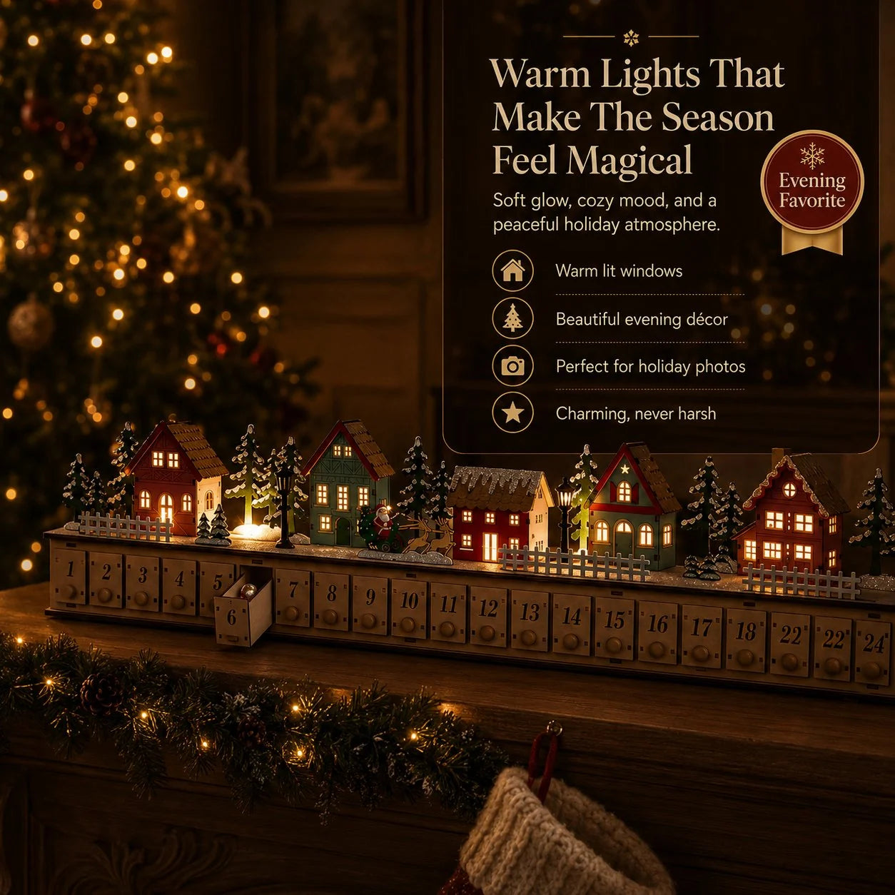 ChristmasGlow - Christmas Village Advent Calendar