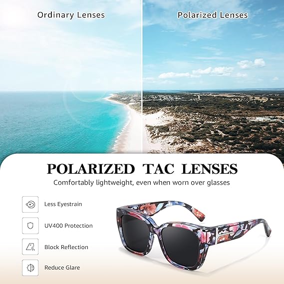SunVista – Polarized Fit-Over UV400 Sunglasses