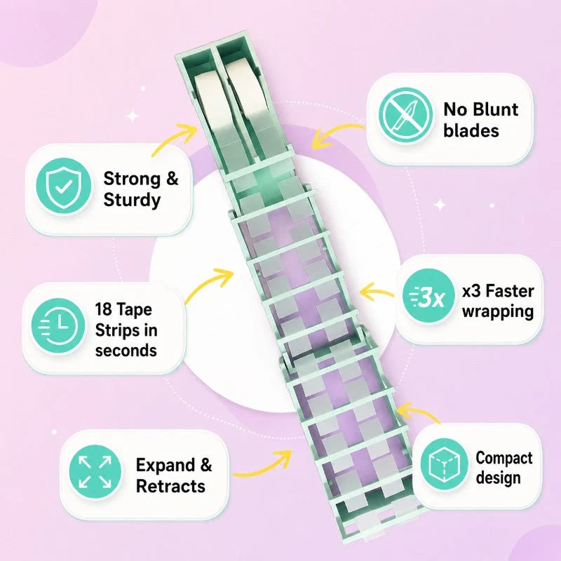 WrapNest – Expandable Multi-Tape Dispenser