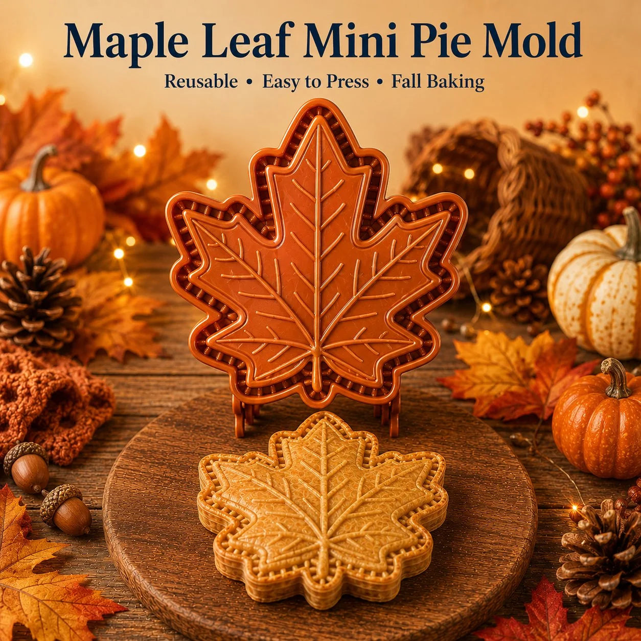 PieEase – Fall Mini Hand Pie Mold