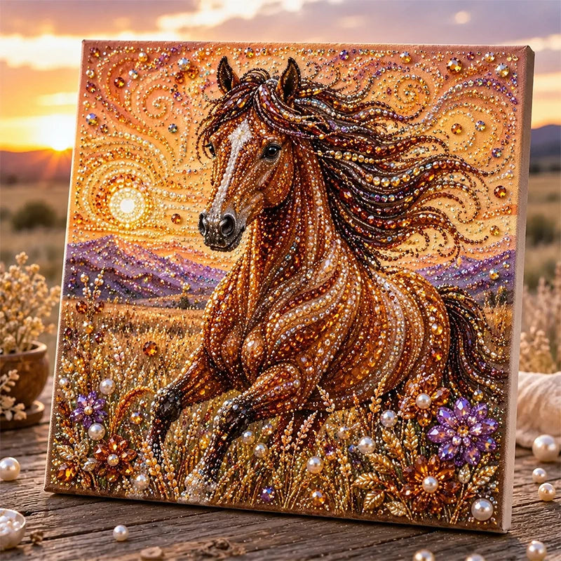 ArtisanGlow – Premium Highland Cow Bead Art Set