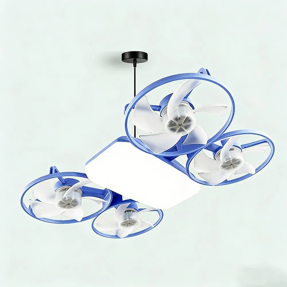 AeroLuxe – Foldable Blade Ceiling Fan Light