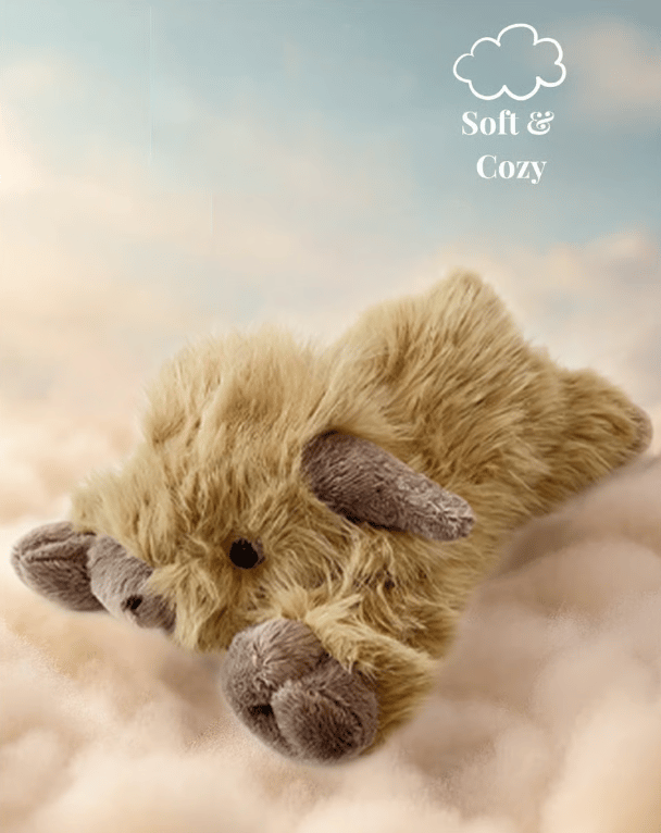 ⏰⏰Final day super discount price🔥-Cute Cartoon Highland Cow Cuddly Toy