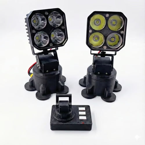 Motorized Remote Control Laser LED Searchlight