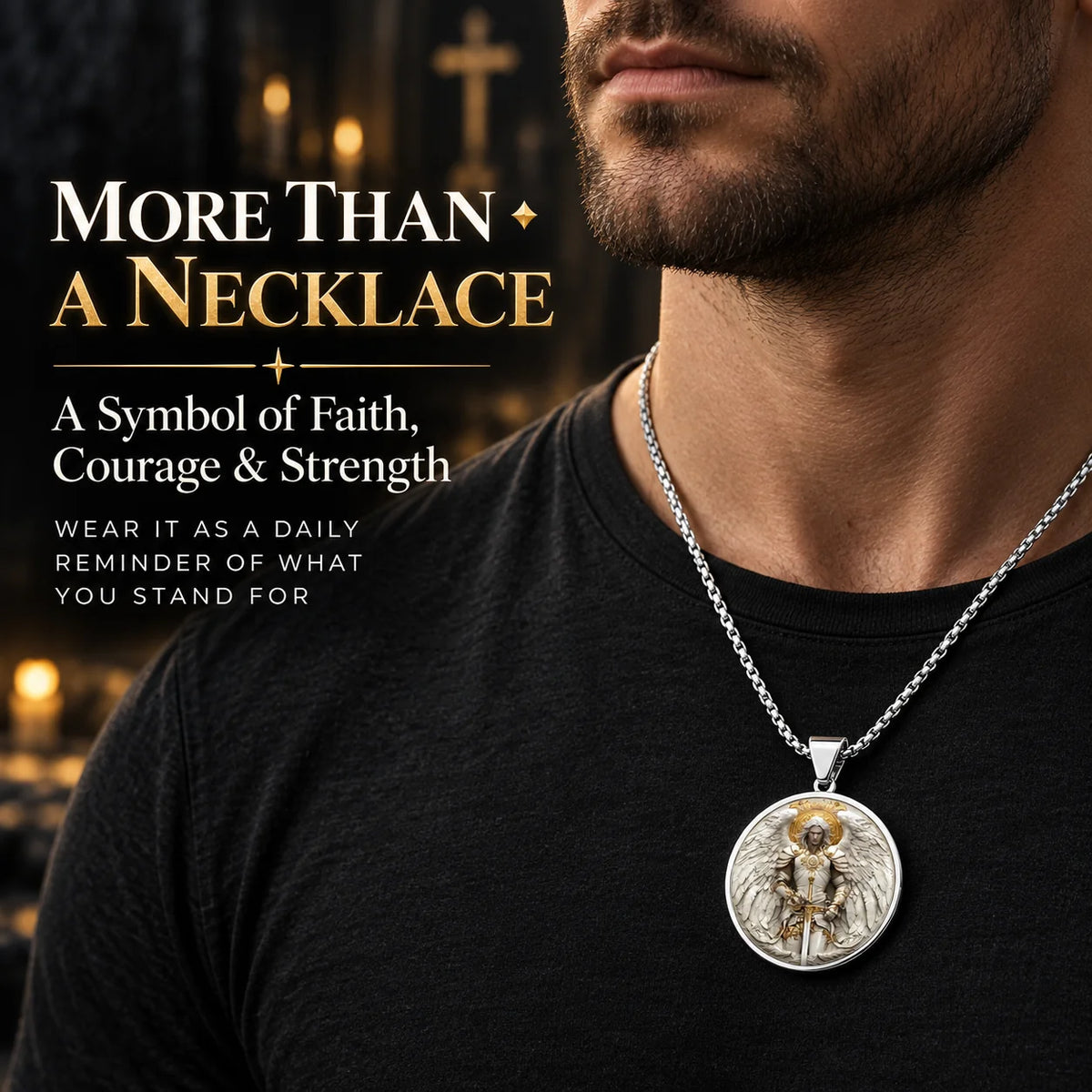 GuardianSoul – Angel Warrior Men’s Necklace