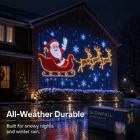 TwinkleHaven – Christmas LED House Net & Outdoor Curtain Lights