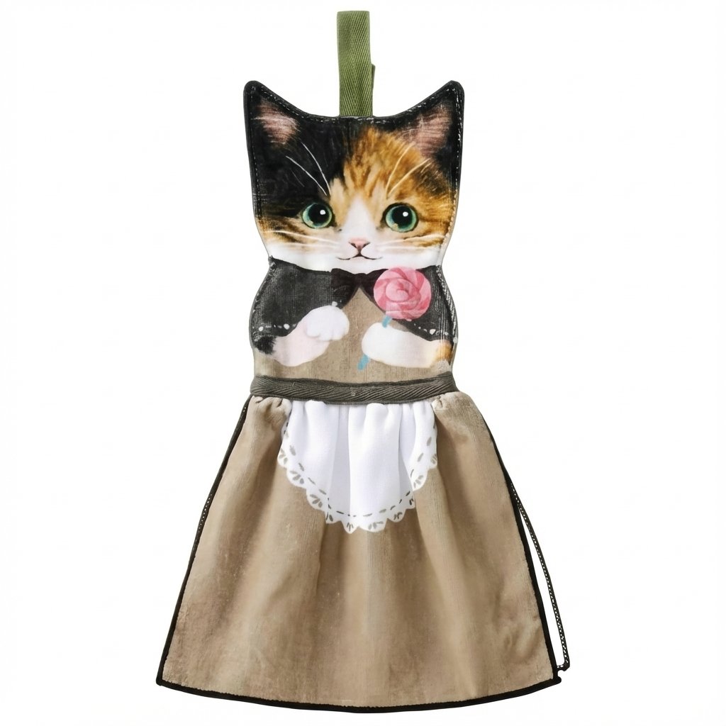 🎁 Funny Cat Hand Towels