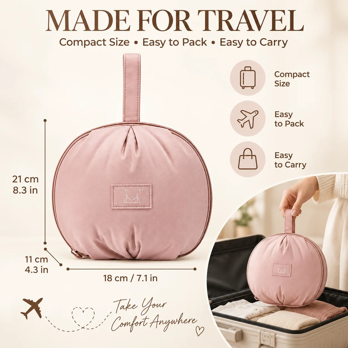 LugaVelle – Travel Lingerie Organizer Bag