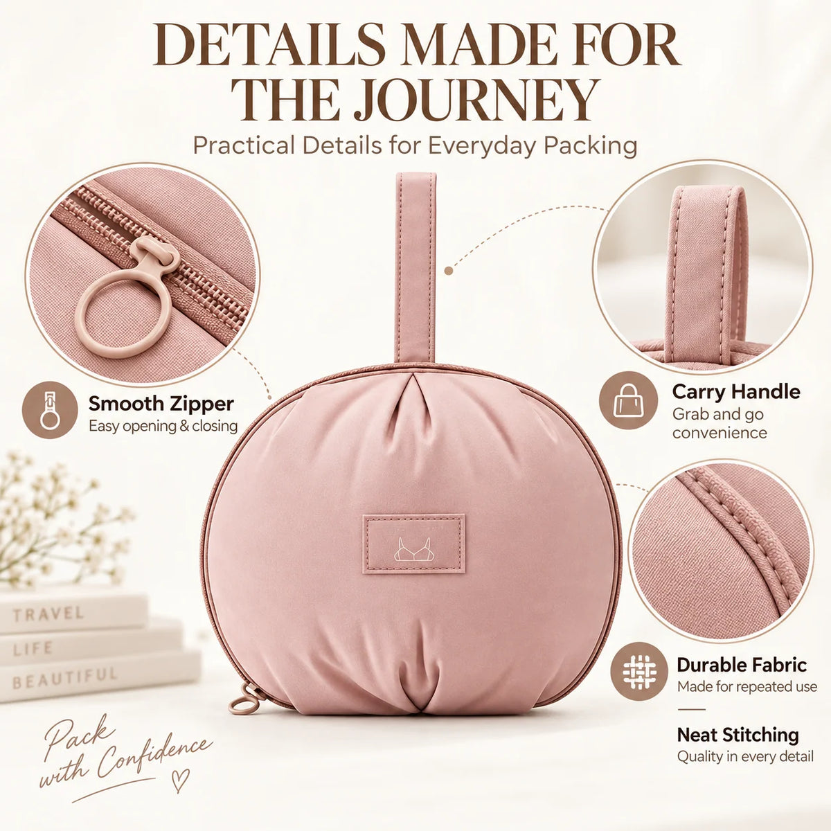 LugaVelle – Travel Lingerie Organizer Bag