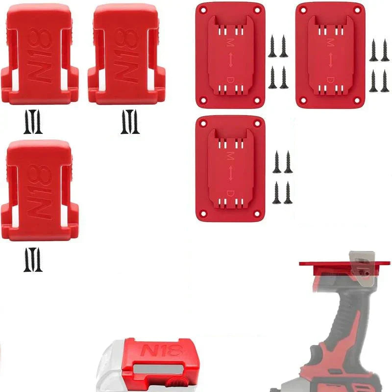 VoltRack – 20-Piece Tool & Battery Wall Mount Storage Kit