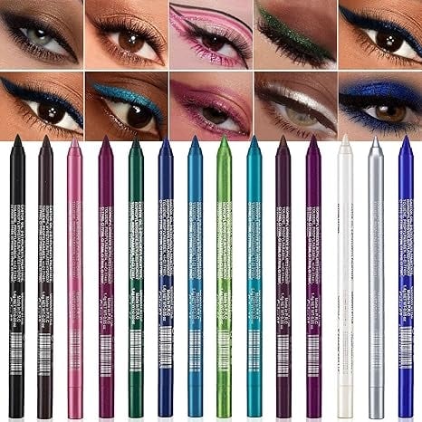 CosmiKohl - 14-Color Waterproof Gel Eyeliner Vault