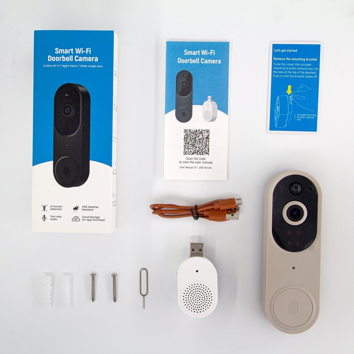 Wireless Smart Doorbell Camera