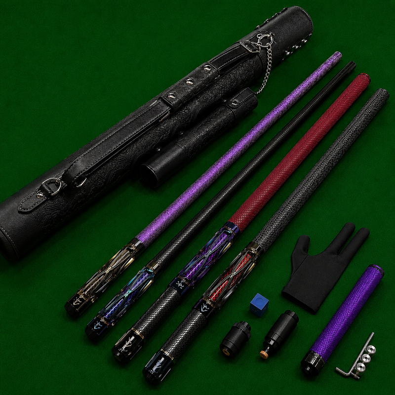 StrikeCore – Carbon Fiber Pool Cue Set