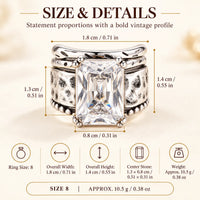 VelvetGleam – Vintage-Inspired Statement Ring