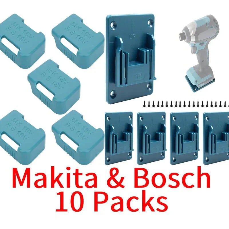 VoltRack – 20-Piece Tool & Battery Wall Mount Storage Kit