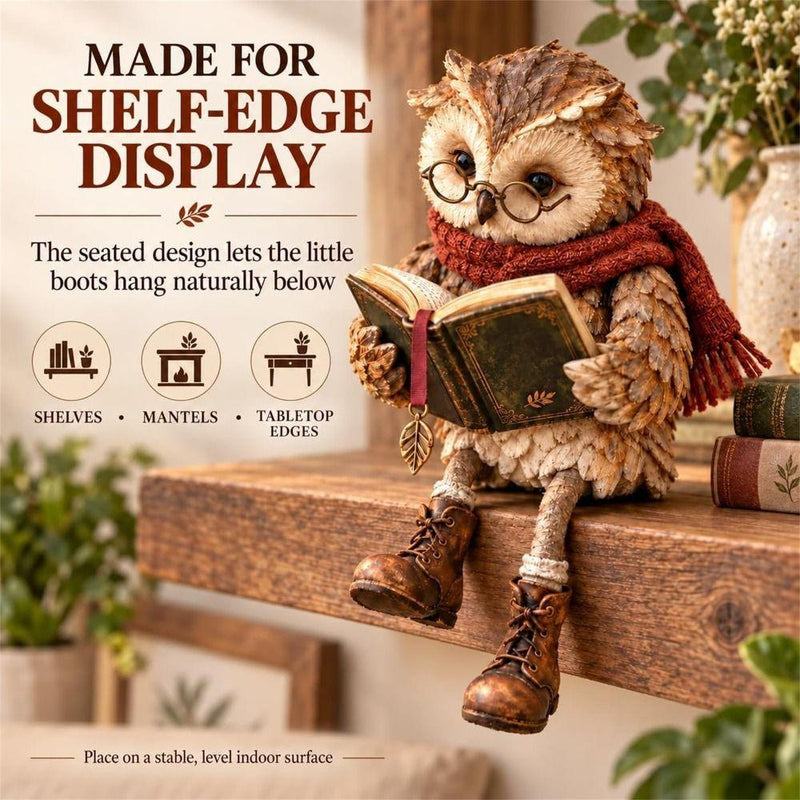 StoryHaven – Reading Owl Figurine