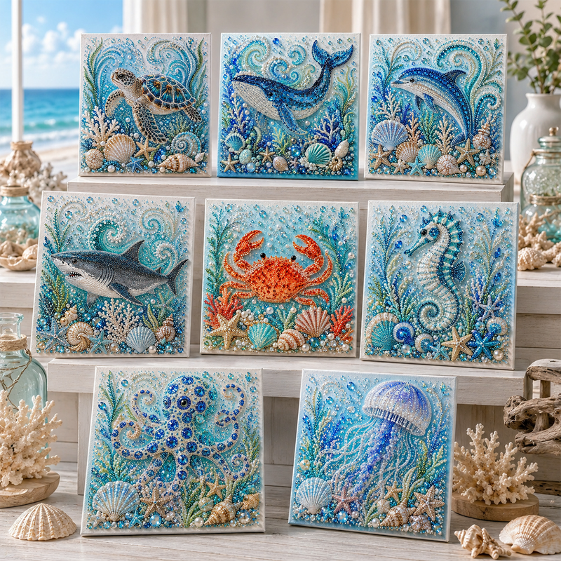 SeaShimmer – Premium Ocean Pearl Painting Kit