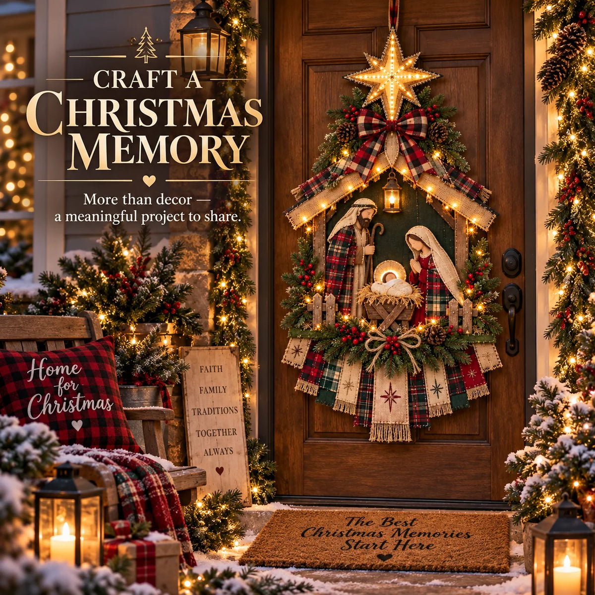 BethlehemBloom – DIY Nativity Christmas Display Kit