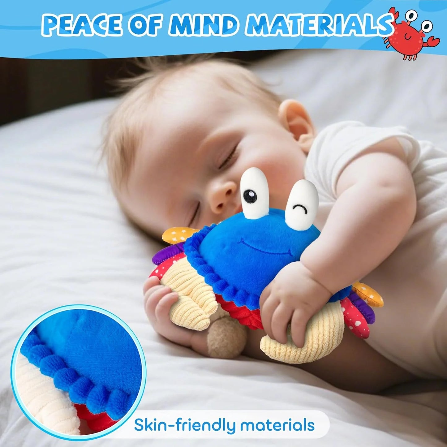 CuddleCrab – Interactive Crawling Baby Plush