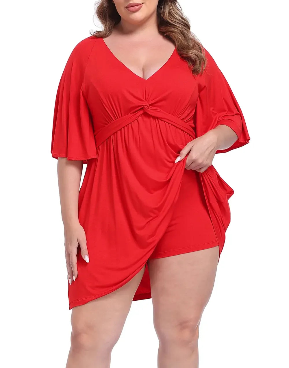 CurvaBelle – Plus Size Romper Dress