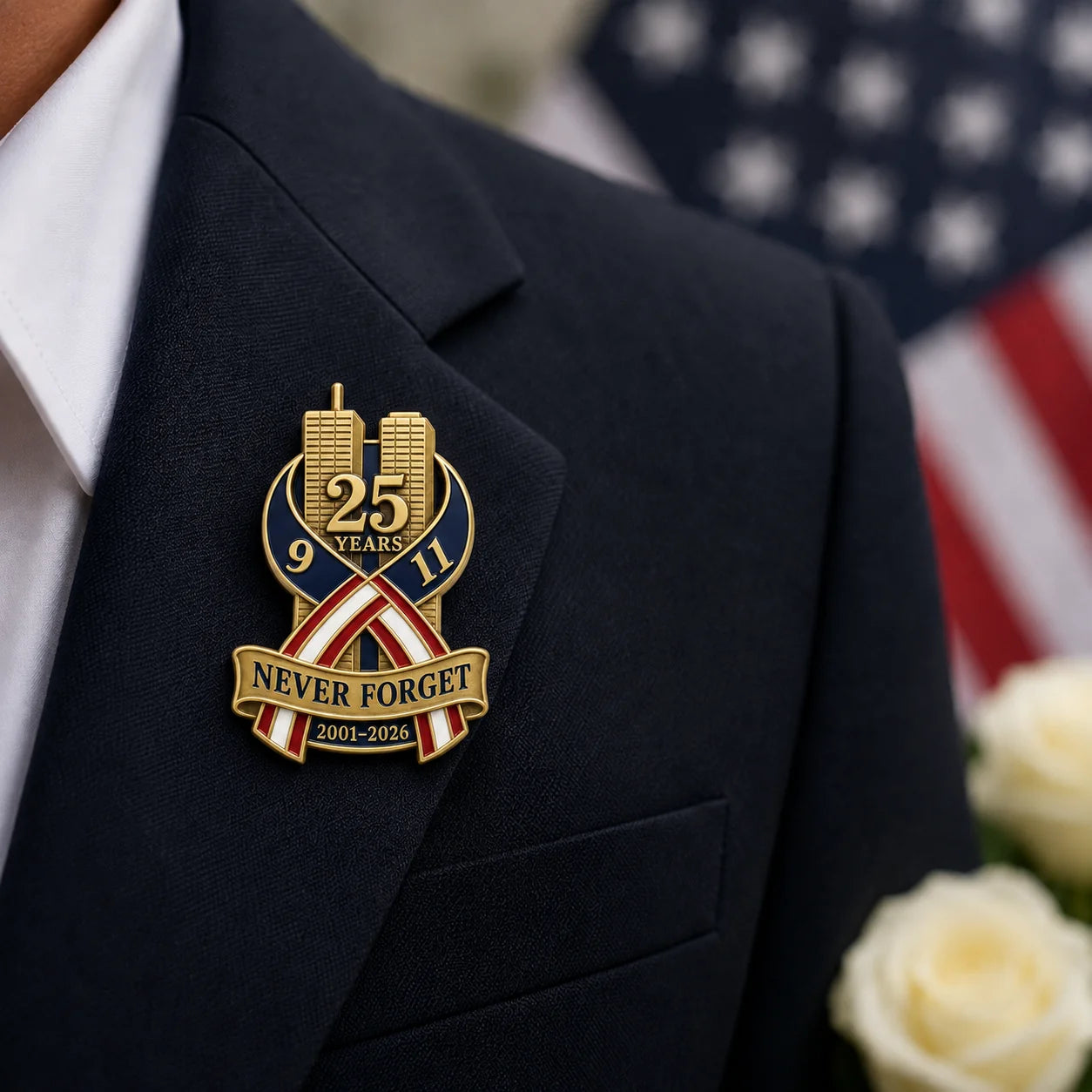 HonorMark – 9/11 Never Forget Commemorative Memorial Pin