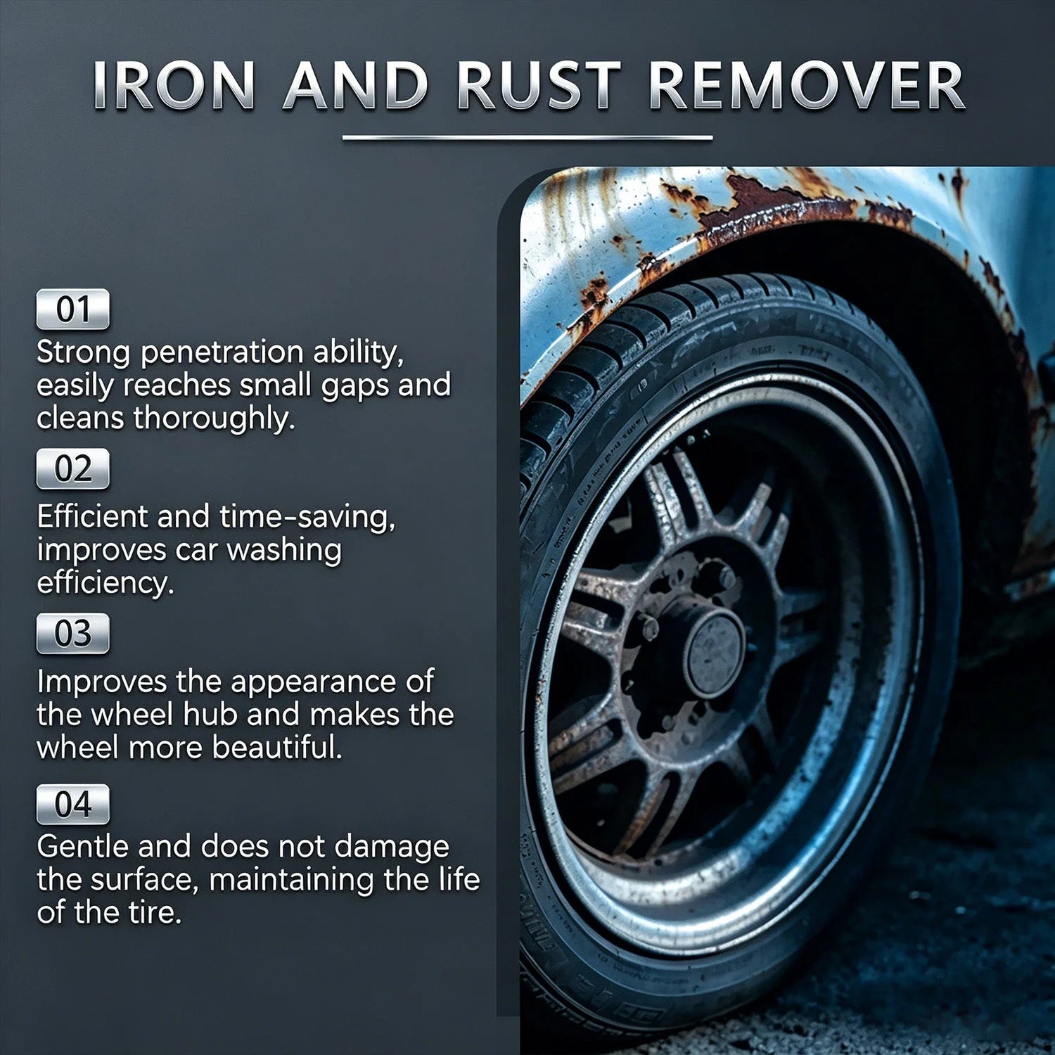 MetalRevive – Advanced Rust & Corrosion Cleaner