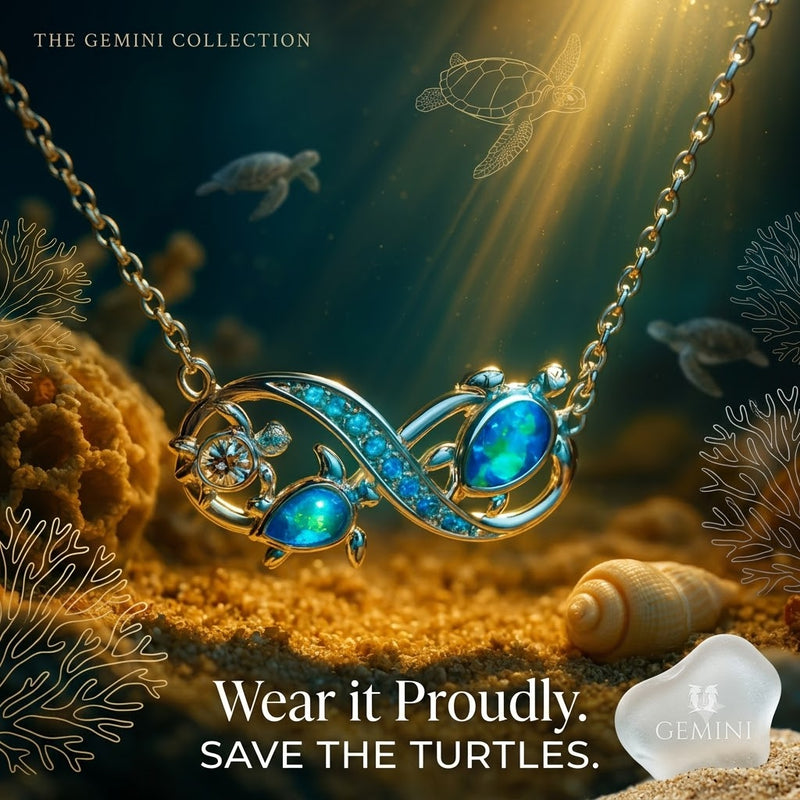 TurtleGrace – Meaningful Sea Turtle Pendant Necklace