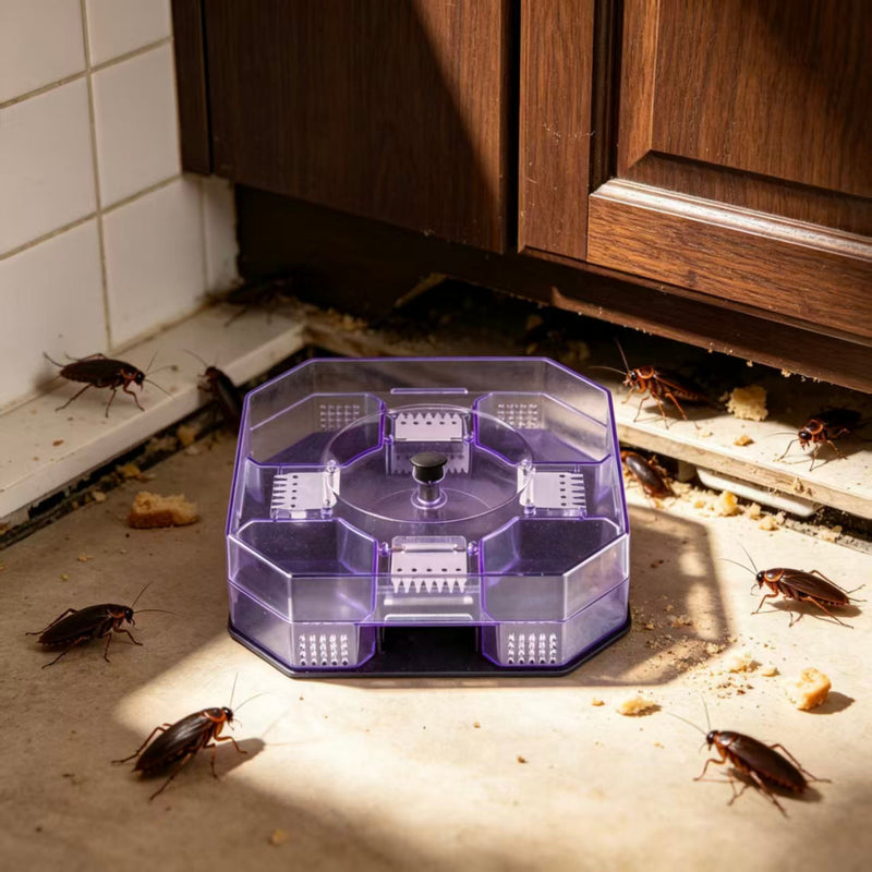 TrapEase – Automatic Reusable Roach Catcher
